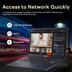 Portátil de 14 Pulgadas FHD EMMC, Intel Pentium N6000, 4GB RAM, 224GB Almacenamiento, 60Hz, Windows 11 Home, Inalámbrico con Base de Conexión - Product Image 4