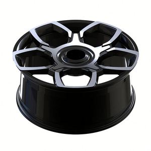 Rines Forjados Personalizados de Repuesto de 19 20 21 22 23 24 26 Pulgadas de Aleación Negra con Acabado Mecanizado para Autos Rolls Royce - Product Image 3