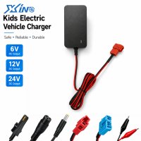 Cargador de Batería de Plomo-Ácido de 6V 1A para Coche de Juguete para Niños, Enchufe Rojo Personalizado para Vehículo Eléctrico, Pieza de Repuesto, Seguridad Estable, Fabricación OEM
