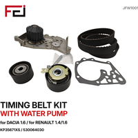 Kit de courroie de distribution KP15501XS KP35671XS 530064030 530009230 KTBWP4601 avec pompe à eau pour Dacia Renault 1.4/1.6L