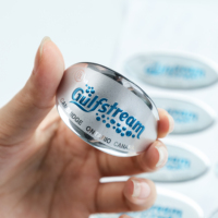 Impression de logo personnalisé, autocollants en gel bombé, badges en polyuréthane PU bombés, étiquettes en résine 3D, autocollants en époxy