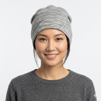 Bonnet de protection anti-ondes électromagnétiques en fibre d'argent à 10 % avec revêtement en coton respirant
