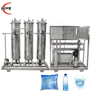 Équipement de traitement de l'eau HZPK, système intégré de filtration pure RO UF 1 tonne 1000l, fournisseurs d'équipements de traitement de l'eau - Product Image 1