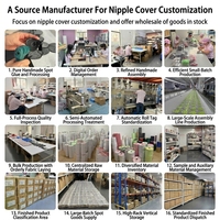 Cache-tétons en forme de lèvres prêts à être expédiés, livraison rapide, en stock, faible MOQ, cache-seins rouges sexy en forme de bouche pour femmes, pour soirées et clubs