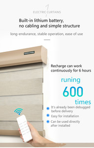 Hot bán trắng xếp li Zebra rèm tự động thông minh kiến trúc sư ánh sáng Lọc Phòng thẫm màu kép Shades - Product Image 3