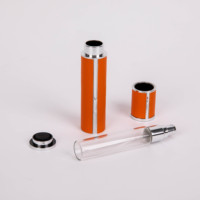 Vente en gros d'atomiseurs de parfum miniatures de 5 ml, flacon en verre rechargeable de 10 ml avec vaporisateur fin et logo personnalisé