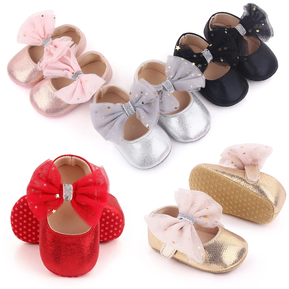 2020 Spring  Autumn girls Cotton Toddler PU sneakers soft sole toddler baby casual Shoes