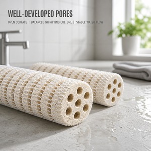 Medio Filtrante para Acuarios de Agua Dulce, Columna Biológica de Cerámica, Casa de Bacterias Porosa para un Agua Saludable en el Acuario - Product Image 3