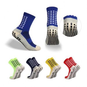 Promotional Anti Slip Football Sports Gift Custom Comfortable Calcetas Medias Antideslizantes Futbol Grip Soccer <b>Socks</b> Men - Product Image 1