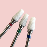 Embouts professionnels en céramique pour ponceuse à ongles, pour retirer les cuticules, manucure et pédicure