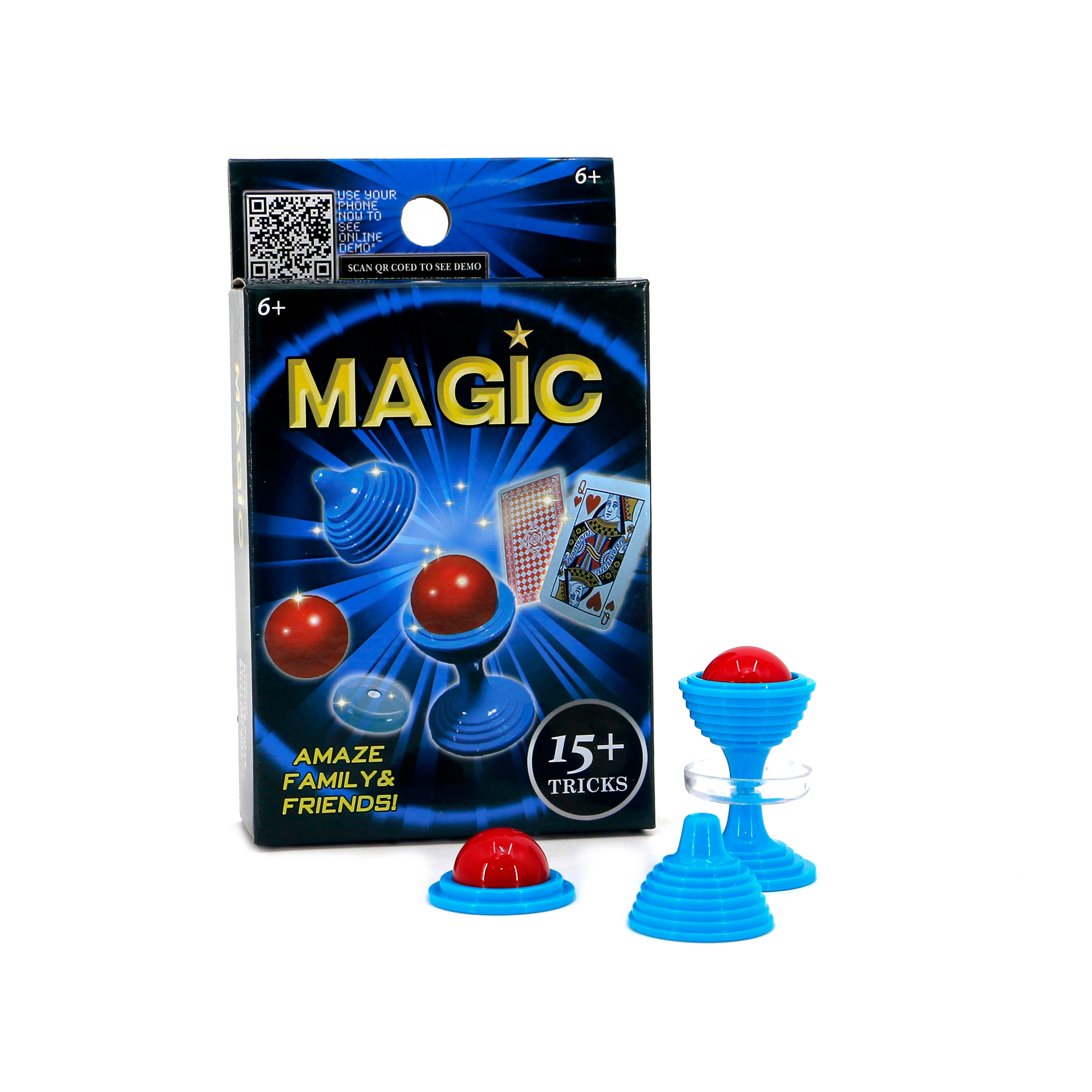 Набор для начинающих игрушек EN71 ASTM, более 15 волшебных трюков, детские игрушки