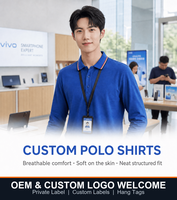 Polo à manches longues pour homme avec logo personnalisé, couleur unie, tricot piqué, doux et respirant, uniforme de golf, uniforme professionnel, vente en gros, OEM, marque privée