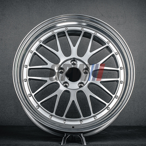 Rines Forjados Personalizados GPW de 2 Piezas, 18 y 19 Pulgadas, 5x112, Borde Pulido, Multirradio, Aleación, Compatibles con Audi RS3 RS4 RS5 A4 A5 <span class=keywords><strong>Mercedes</strong></span> <span class=keywords><strong>C63</strong></span> E63 - Product Image 1