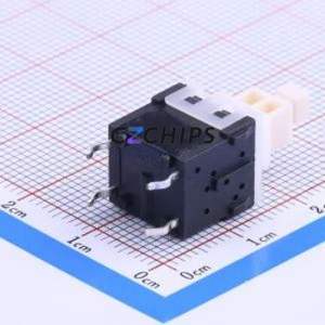K8-1112D-N2 <b>Push</b> <b>Button</b> <b>Switch</b> Through hole Component (THT) <b>Switch</b> No Lock Square Plunger Through Hole 100mA - Product Image 2