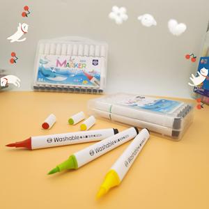 Ensemble de stylos pinceaux aquarelle à pointe feutre souple, faciles à utiliser, à base d'eau, personnalisés pour enfants, pour les fournitures de marqueurs d'art - Product Image 3