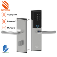 Cerradura Electrónica para Puerta de Hogar con Aplicación TTlock, Cerradura Digital con Huella Dactilar, Llave de Tarjeta, Desbloqueo Remoto, Contraseña, Cerradura Inteligente de Alta Calidad