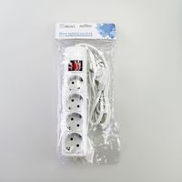 Multiprise électrique OEM ODM UE 3 prises 10A pour usage industriel et hospitalier, rallonge avec longueur de câble personnalisable pour la vente en gros
