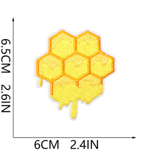 Parches Termoadhesivos Bordados de Abeja, Estilo Rural, con Diseño de Abeja, Animal, <span class=keywords><strong>Miel</strong></span> y Margarita - Product Image 6