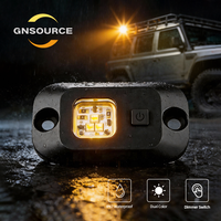 GNSOURCE Exclusif Personnalisé 30 LED Aluminium 12V Bi/Tri-Couleur Phare de Travail Tout-Terrain / Projecteur de Toit pour 4x4/Camping-car