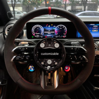   Volante con Pantalla OLED para Mercedes-Benz AMG A180 A200 B200 B22 C200 C260 E300 E200 GLA GLB GLC GLE GLK300 W204 W205