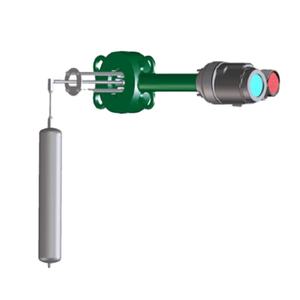 Contrôleur de niveau à capteurs sans cage série Fishers 249, transmetteur, angle, gaz, puissance hydraulique, haute température, finition aluminium - Product Image 2