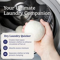 Boules de séchage en laine 100% naturelle, taille XL 7 cm, adoucissant naturel pour le linge, réduit les plis, diminue le temps de séchage, vente en gros