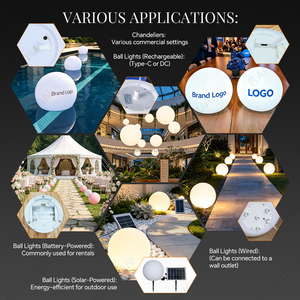 <span class=keywords><strong>Lampe</strong></span> LED d'extérieur IP68 en forme de ballon pour jardin, parc, centre commercial, pelouse – <span class=keywords><strong>Lampe</strong></span> LED décorative <span class=keywords><strong>à</strong></span> piles - Product Image 5