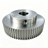 HTD3M 72T Aluminium Timing Pulley 15W 15mm Bore Synchronous Wheel Tanpa Flange Keyway Set Screw Kustom untuk Penggerak Mesin OEM