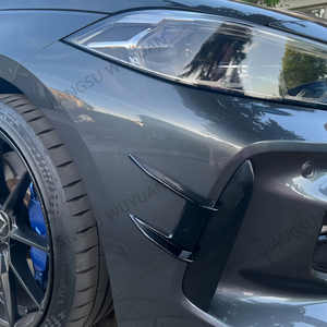 Cubierta del divisor del alerón lateral del labio del parachoques delantero/cuchillo del viento del divisor de Canards para <span class=keywords><strong>Bmw</strong></span> 1 Series F40 120i <span class=keywords><strong>128ti</strong></span> 118i M135i 2019-2025 - Product Image 1