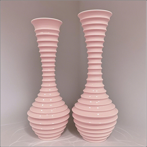 Luxury <b>Marble</b> Finish Flower Pots Elegant Stone Look Vase for Hotel Lobby Decoration <b>Large</b> Floor Planter Pot - Product Image 1