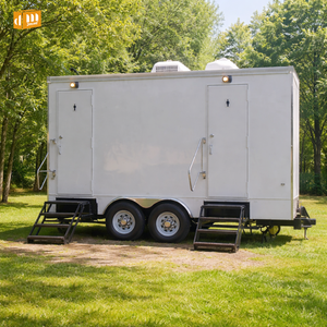 Toilettes mobiles de luxe sur roues, remorque WC portable, toilettes de camping-car, siège de <span class=keywords><strong>toilette</strong></span> extérieur, salle de bain de camping, douche WC - Product Image 5