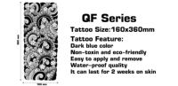 Grands tatouages temporaires à manches longues et faux tatouages totem pour le bras entier, pour hommes et femmes, maquillage