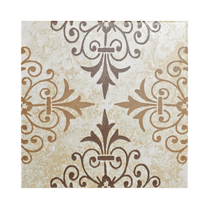 <span class=keywords><strong>Azulejos</strong></span> de cerámica de floretes antiguos de 200x200x8,5mm | Revestimiento de paredes esmaltadas | Acento de zona seca <span class=keywords><strong>para</strong></span> baño y balcón | Acabado mate texturizado - Product Image 1