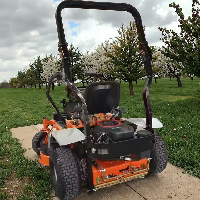 Zero Turn Riding Mower for Large Household Lawns 48inch Cutting Deck 23HP Gas Engine Commercial-Grade Residential Lawn Tractor