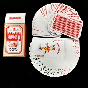 Cartes à jouer Ted en tissu texturé double face, cartes de poker Guandan, vente en gros - Product Image 1