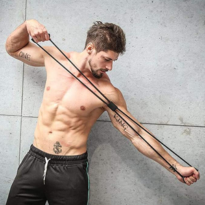 Allenamento Body Building Attrezzature Per Il Fitness Strumento di 8 a Forma di Tubo Esercizio Fasce di Resistenza per Le Braccia Tirare Su La Forza di Formazione - Product Image 3