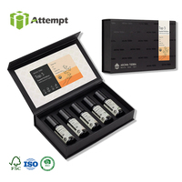Coffret Découverte Haut de Gamme – Échantillons de Parfum avec Fermeture Magnétique, Matériaux Recyclés, Doublure Éponge Écologique, Finition Mate