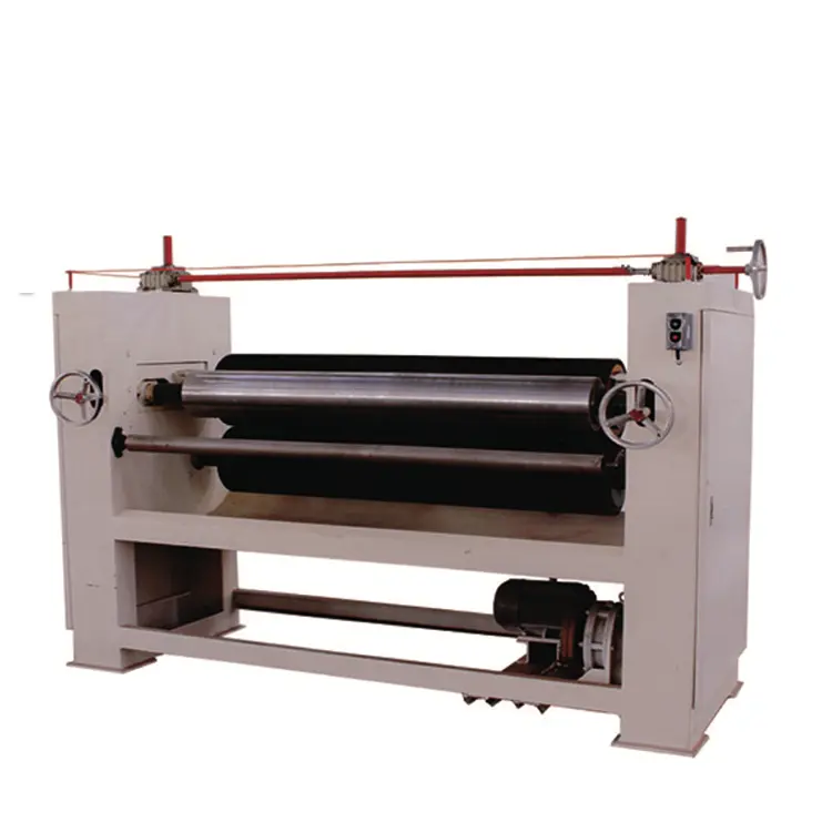 Customized width hot melt glue coating machine automatic glue spreader machine woodworking