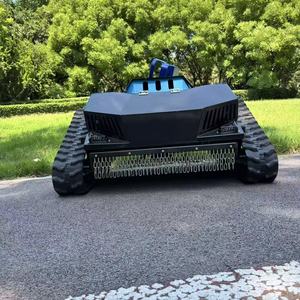 Remote Control Rotary Zero Turn Lawn Mower Automatic Robot Lawnmower Crawler Grass Cutting <b>Machine</b> Factory Price - Product Image 3