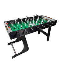 Table de football classique en bois XUHE de 40 pouces avec pieds pliables, personnalisable pour les enfants, divertissement en intérieur