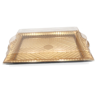 Plateau de service jetable JY-80072 en plastique pour le petit-déjeuner, idéal pour la viande et autres aliments