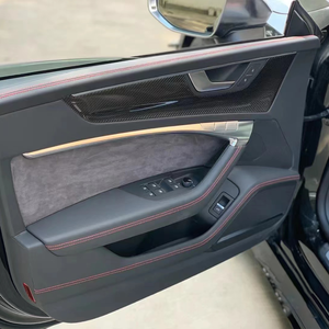 Kit de modification et amélioration intérieur en fibre de carbone véritable OLIVER pour Audi A6 A7 C8 2019-2025, style RS6 RS7, ensemble de 8 pièces, Chine continentale - Product Image 6
