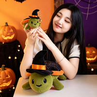 Peluche tortue de mer 15cm 38cm, adorables petits jouets en peluche avec chapeau d'Halloween