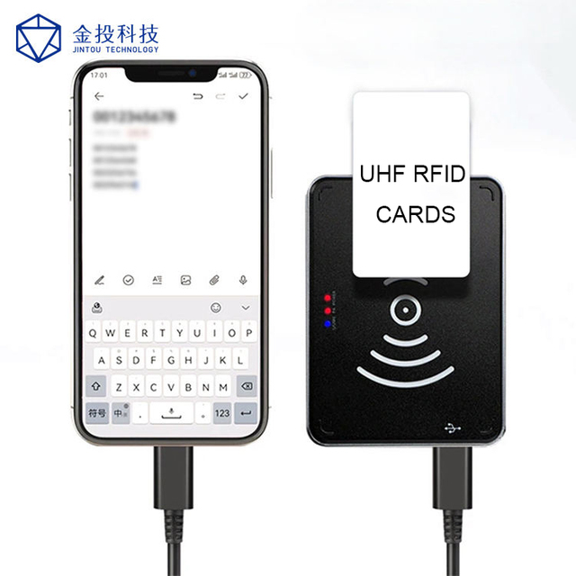 UHF Desktop RFID Reader Writer, USB/RS232 Interface, ISO18000-6C EPC Gen2 for Retail Library Access Control