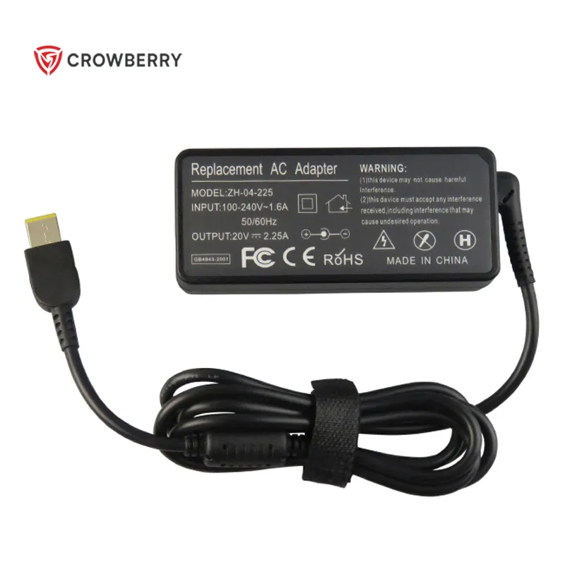 NEW 20V 2.25A 45W Laptop Power Adapter AC DC Adapter Charger for Lenovo Thinkpad 320s 330 510 520 Yoga 710