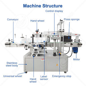 ORME Fully Auto Double Side Label <b>Sticker</b> Attachment Applicator Machine with Printer for Glass and Plastic Can - Product Image 2