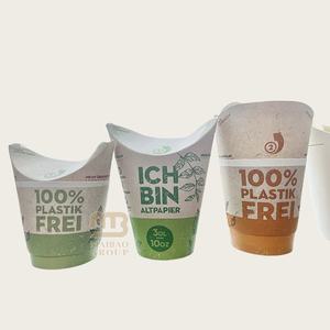 Emballage de boisson jetable avec logo personnalisé gobelet en papier frites barbecue café papillon chips - Product Image 2