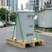 Transformateur immergé dans l'huile monophasé DERUI – Prix compétitif 10 kVA, 15 kVA, 25 kVA – Tension de sortie personnalisable pour montage sur poteau