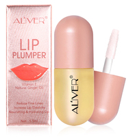 Marque privée ALIVER repulpe vos lèvres, collagène vitamine E hydratant augmente l'élasticité des lèvres Sexy brillant pompe lèvres repulpant