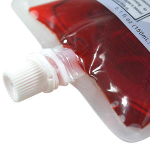 كيس صنبور شرب فارغ معاد تدويره من الدرجة الغذائية أكياس دم مشروب الهالويز - Product Image 2